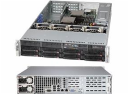 Supermicro CSE-825TQC-R802WB SUPERMICRO 2U chassis 8x 3,5" HS SAS/SATA, 2x800W (80PLUS Titanium), WIO