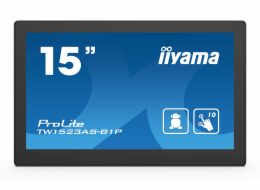 15" iiyama TW1523AS-B1P: IPS, FullHD, capacitive, 10P, 450cd/m2, mini HDMI, WiFi, Android 8.1