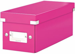 LEITZ Krabice na CD  Click&Store, růžová