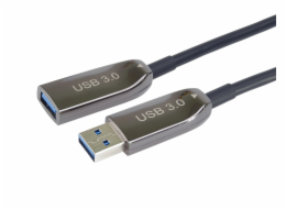 PremiumCord USB 3.0 prodlužovací optický AOC kabel A/Male - A/Female 25m