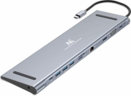 Dokovací stanice USB-C HUB Type-C 11v1 MCTV-850