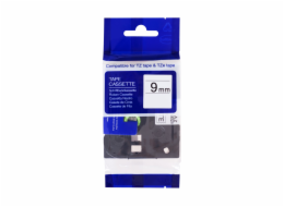 PRINTLINE kompatibilní páska s Brother TZE-521, 9mm, černý tisk/modrý podklad