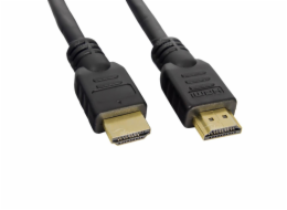 Akyga Kabel HDMI 1.4 (M), Full HD/4K 10.2Gbps, černý 50cm