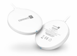 CONNECT IT MagSafe Wireless Fast Charge bezdrátová nabíječka, 15 W, bílá