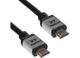 Akyga Kabel HDMI 2.0 (M), Full HD/4K 18Gbps, černý 3m