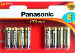 PANASONIC PRO POWER, Batérie, AA, LR6, 1,5V, 8ks