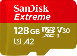 SanDisk microSDXC V30 A2   128GB extreme A2 C10 V30 UHS-I U3