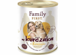 FAMILY FIRST Holidays Adult Turkey chicken carrot - Wet dog food - 400 g