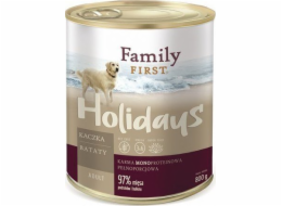FAMILY FIRST Holidays Adult Lamb Beef Potato - Wet dog food 400g