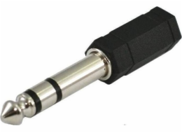 SSQ HA1 SS-1820 Adapter Jack Stereo 3 5 mm female - Jack Stereo 6 3 mm male Black