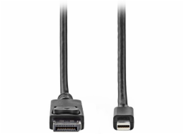 NEDIS Mini DisplayPort kabel/ Mini DisplayPort Zástrčka - DisplayPort Zástrčka/ černý/ 2 m