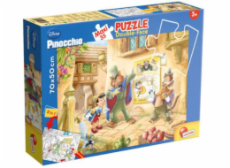 Lisciani Puzzle dwustronne MAXI 35el Pinokio 304-48182