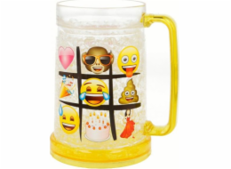 Emoji emoji - šálek pití nápojů s vložkou gelu 473 ml