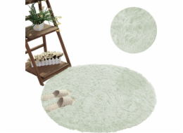 Strado Kulatý koberec Shaggy Strado 80x80 WhiteLime (White Lime) univerzální