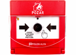 Polon-Alfa Manuální, adresovatelné, zásuvné požární výstražné zařízení (ROP-4001MH)