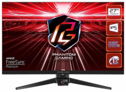 Phantom Gaming by Asrock monitor PG27FF1A 27" /IPS/1920x1080/165Hz/ 250cd/m2/1ms/ 8bit/DP/2x HDMI/repro/VESA