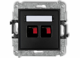 Karlik mini reproduktorový zásuvka Double Black Mat 12mgg-2