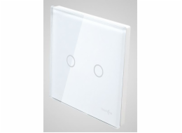 TouchMe Touchme Large Glass Panel, Double, White Connector (TM702W)