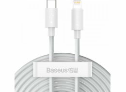 USB Baseus Baseus Cable 2x USB kabel Typ C - Lightning Fast Power Dodávka 20 v 1,5 m bílá (Tzcatli -02) Universal