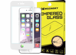 Wozinsky Tempered Glass 5D Full Glue iPhone 6S / 6 Pro+ Super odolný kryt pro celou obrazovku s bílým rámem