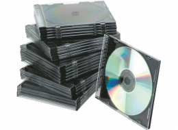 Krabice pro CD/DVD Slim Transparent 25 PC. (5706002022105)