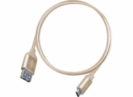 USB USB-A Silverstone Cable-USB-C 0,5 M Gold (52033)