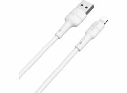 USB USB -A kabel - Lightning 1 M White (73078)