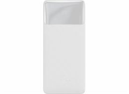 PowerBank Baseus Baseus Bipow Powerbank s rychlým nabíjením 20 000 mAh 15 W White (Overseas Edition) + USB -A kabel - Micro USB 0,25 m bílá (PPBD050102)