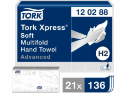 Tork Tork Xpress - měkký ručník ve čtyřech prémiových, bílých - pokročilých