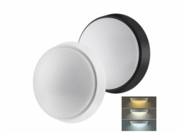 Solight LED venkovní osvětlení s nastavitelnou CCT, 12W, 900lm, 22cm, 2v1 - bílý a černý kryt