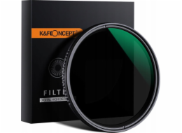 K&F filtr nd filtr 72mm Nastavitelný šedý fader nd8 -nd2000 kf () - 101384