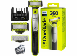 Philips | OneBlade 360 Shaver/Trimmer  For Face and Body | QP2830/20 | Operating time (max) 60 min | Wet & Dry | Lithium Ion | Black/Yellow
