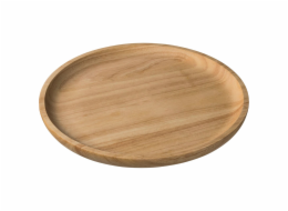 Zassenhaus Snack Plate, 25x2cm Rubber Tree Wood