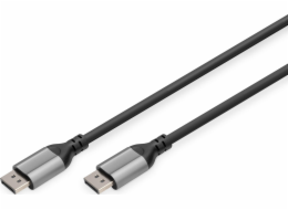 DIGITUS 8K DisplayPort Kabel 1.4 Version, 60Hz, DP/DP, Schwarz 1m