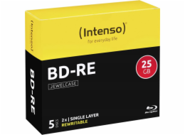 INTENSO Blu-ray BD-RE Slim Case 25GB 5ks