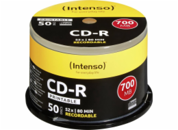 INTENSO CD-R Cake Case 700MB PRINT 50ks