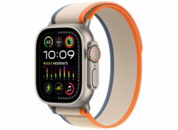 Apple Watch Ultra 2/49mm/Titan/Sport Band/Orange-Beige Trail/-M/L