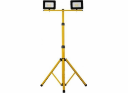 LED projektor na stativu žluté 2x30W 2x2350lm IP65 6400K SL-S01