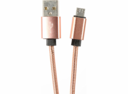 Omega kovový kabel MICRO-USB na USB 1,8A 1M USB kabel