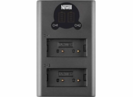 Nabíječka fotoaparátu Newell Dvoukanálová nabíječka Newell DL-USB-C pro baterie NP-W126