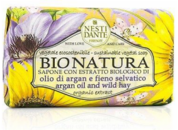 Nesti Dante Bio Natura Argan Oil And Wild Hay toaletní mýdlo 250g