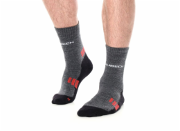Pánské trekingové lehké ponožky Brubeck, grafitově červené, velikosti 39-41 (BTR002/M)