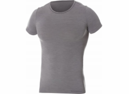 Brubeck SS11030 Pánské tričko s krátkým rukávem COMFORT WOOL tmavě šedá M