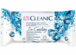 Cleanic Antibacterial Ice Cooling osvěžující ubrousky 1 balení - 15 ks