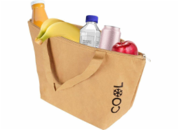Cool termopapírová nákupní taška, tepelně izolovaná, plážová turistická, vyrobená z termopapíru, 6,8 l