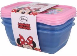 Minnie Mouse Minnie Mouse - Sada nádob na jídlo 540 ml (3 ks)