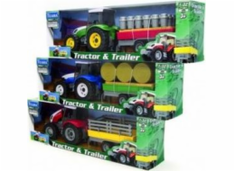 Teama Tractor s přívěsem 1:32 zelená ver2
