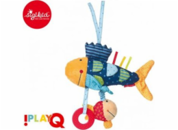 Sigikid Aktivační plyšová hračka Fish s kousátkem PlayQ
