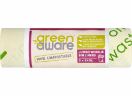 GreenAware GreenAware, Kompostovatelné sáčky na odpadní potraviny, 240L, 3 ks.