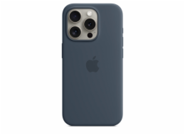 APPLE iPhone 15 Pro Silicone Case with MagSafe - Storm Blue